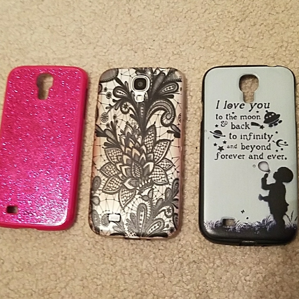 Bundle of Samsung Glxy S4 Phone cases